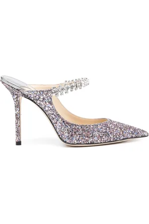 Jimmy Choo Mules Bing 100mm con glitter