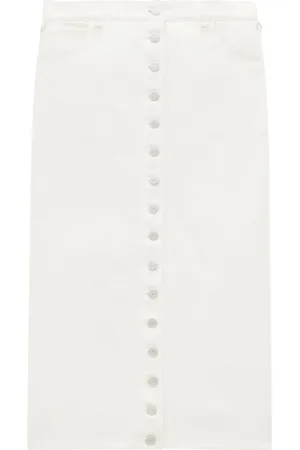 Courrèges Gonna midi a vita bassa