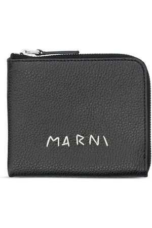 Marni Portafoglio con logo in pelle
