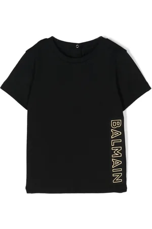 Balmain T-shirt con logo goffrato