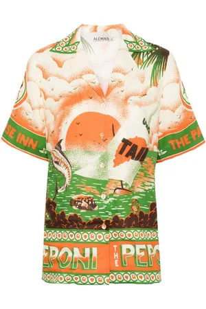 ALÉMAIS Camicia Bungalow con stampa
