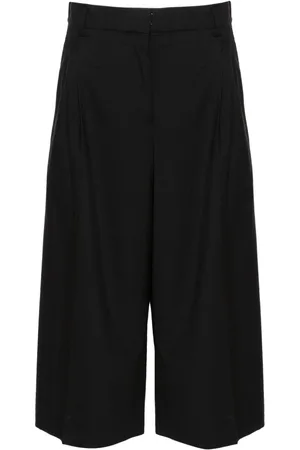Kenzo Pantaloni Solid crop a vita alta
