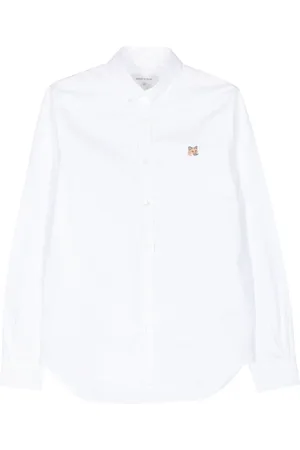 Maison Kitsuné Camicia con ricamo Fox Head