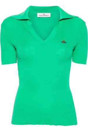 Vivienne Westwood Top con ricamo Orb