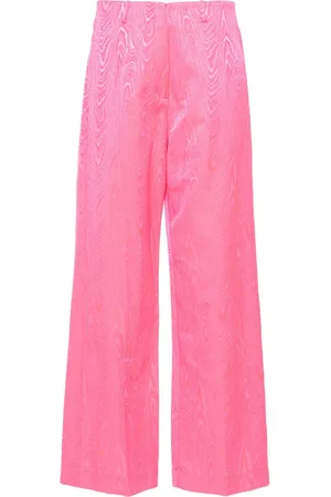 FORTE FORTE Jeans dritti con motivo jacquard