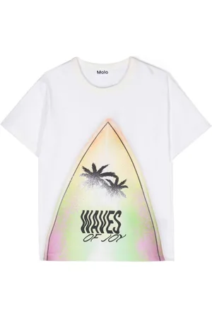 Molo T-shirt Riley Waves Of Joy