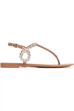Aquazzura Sandali Almost Bare con cristalli