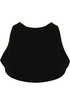 Gauchere Top crop smanicato