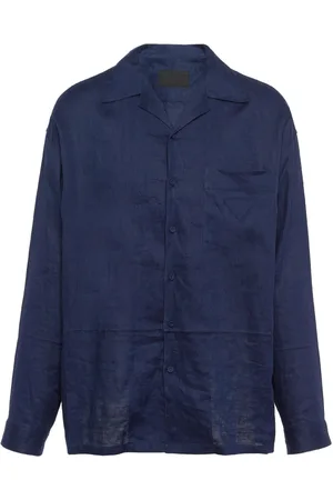 Prada Camicia con revers a lancia