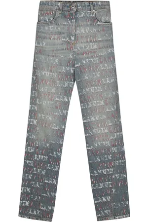 Lanvin Jeans dritti con vita media x Future
