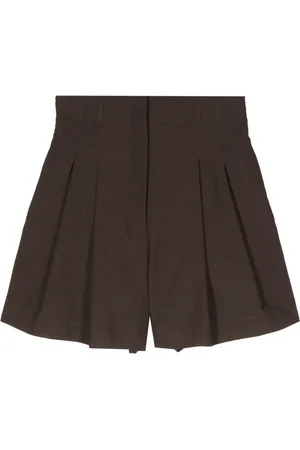 Serafini Shorts sartoriali con pieghe