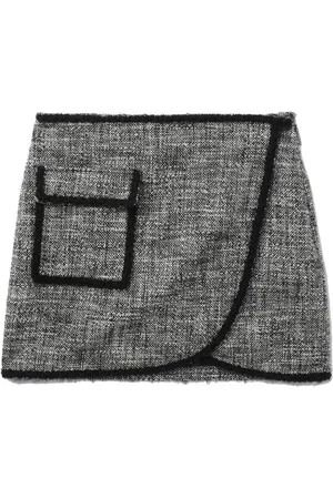 Msgm Minigonna in tweed