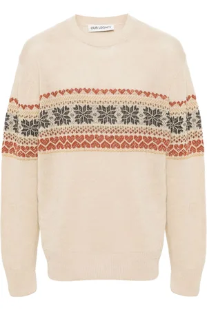 OUR LEGACY Maglione con motivo Snow Fairisle