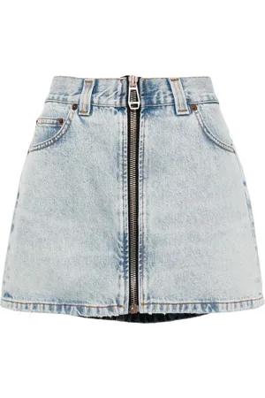 haikure Minigonna denim con zip