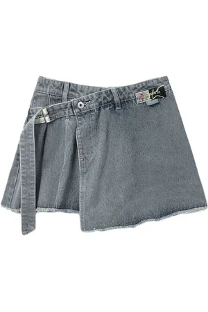 Musium Div. Gonna denim a portafoglio