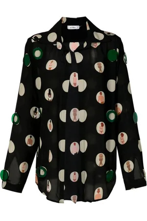 AMIR SLAMA Blusa con stampa grafica