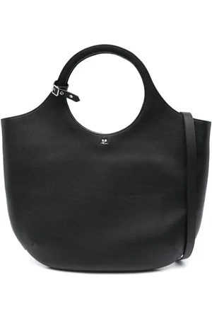 Courrèges Borsa tote Holy grande in pelle