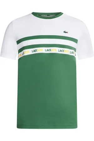 Lacoste T-shirt a righe con logo