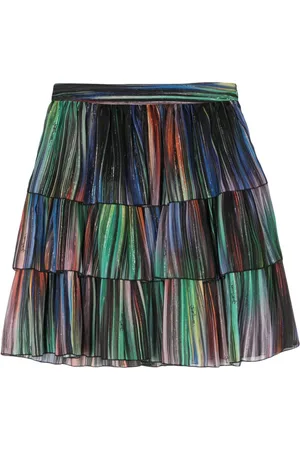Roberto Cavalli Gonna a righe con ruches
