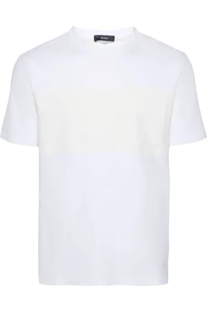 HERNO T-shirt con logo goffrato