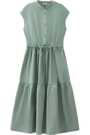 Woolrich Abito midi con balze