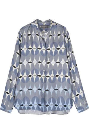 LORENA ANTONIAZZI Camicia con motivo monogramma