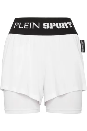 Philipp Plein Shorts con banda logo