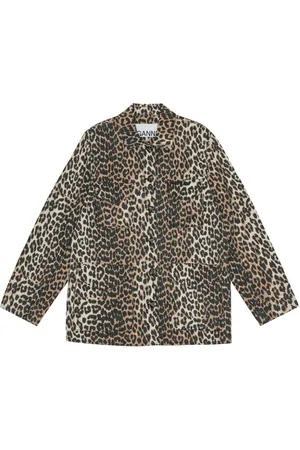Ganni Giacca-camicia con stampa