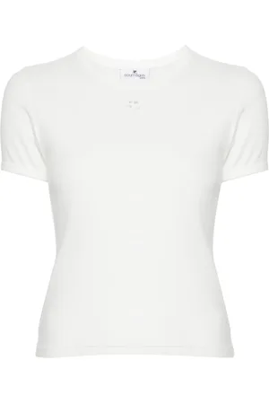 Courrèges T-shirt Reedition Contrast