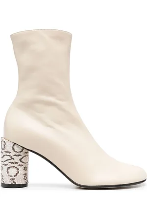 Lanvin Stivaletti con effetto pelle di serpente
