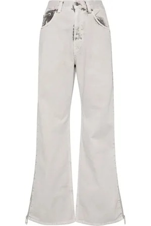 haikure Jeans a gamba ampia