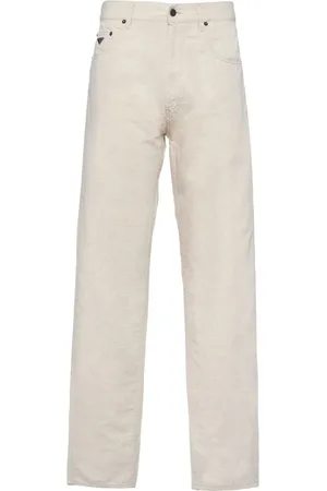 Prada Pantaloni dritti Chambray