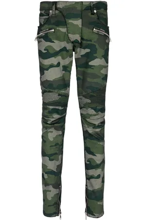 Balmain Jeans slim con stampa camouflage