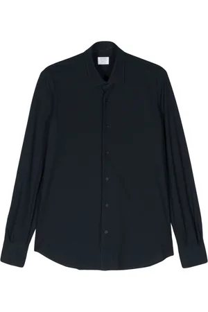 MAZZARELLI Camicia con cuciture tono su tono