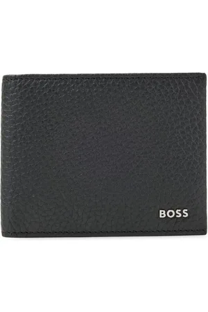 HUGO BOSS Portafoglio bi-fold in pelle
