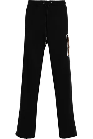 Roberto Cavalli Pantaloni sportivi con logo in rilievo