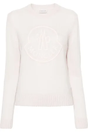 Moncler Maglione girocollo con ricamo