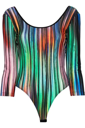 Roberto Cavalli Body con stampa Ikat