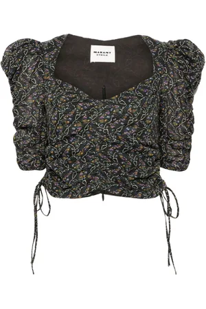Marant Etoile Top Galaor a fiori