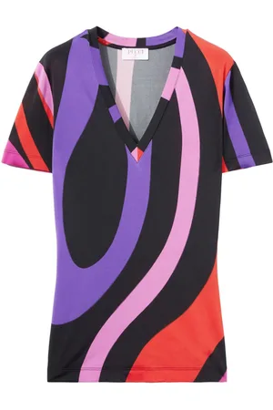 Puccini T-shirt con stampa Marmo
