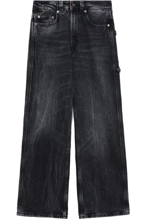 haikure Jeans a gamba ampia