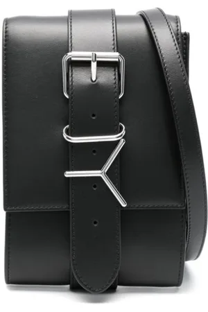Y / PROJECT Borsa a spalla con placca logo
