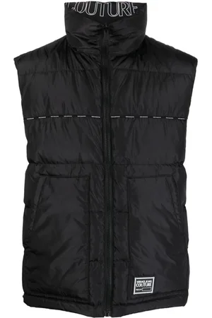 VERSACE Gilet imbottito reversibile