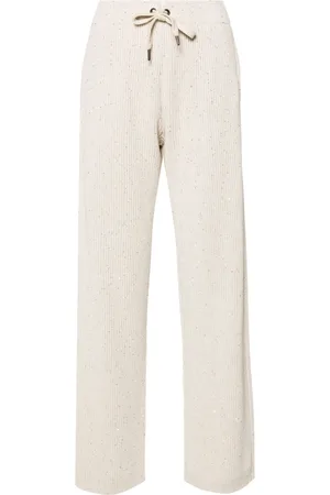 Brunello Cucinelli Pantaloni a coste con paillettes