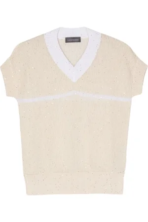 LORENA ANTONIAZZI T-shirt con paillettes