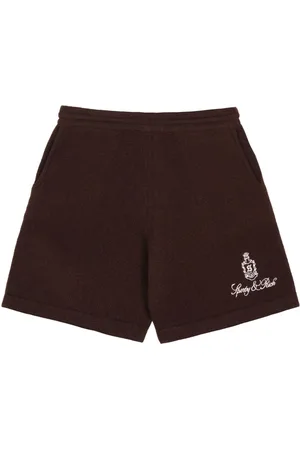 Sporty & Rich Shorts Vendome con ricamo