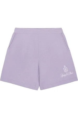 Sporty & Rich Shorts Vendome con ricamo