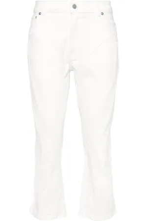 MUGLER Jeans crop a vita alta