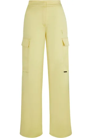 HUGO BOSS Pantaloni dritti a vita alta