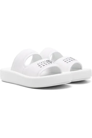 Maison Margiela Sandali slides con motivo numeri